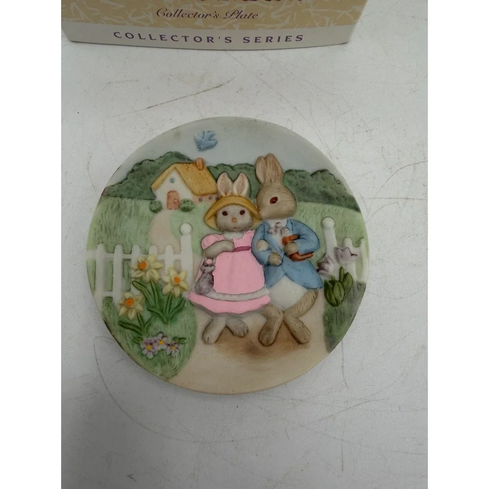 🐣🌸 Hallmark Collectors Easter Ornament 1997 –‎ Collector's Plate #08675 🌸🐣
